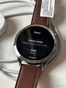 Huawei watch GT 4 46mm, Strieborné-koža - 5