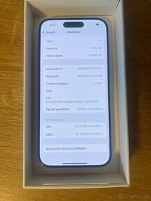 Apple iPhone 15 Pro White Titanium 256GB - 5