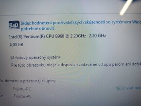 predám FUJITSU LIFEBOOK A531 , Windows 7 , bez baterky - 5