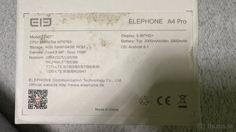 elephone a4 pro, 4/64gb - 5