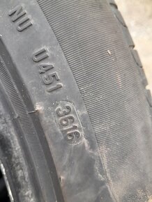 Predám letné pneumatiky pirelli P7 225/50r17 - 5