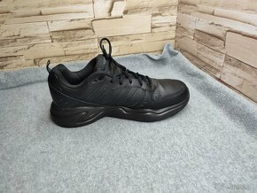 Adidas 45 1/3 - pánske čierne tenisky - 5