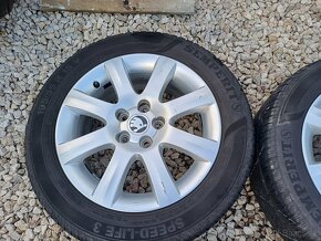 org.hlinikové disky Skoda -Fabia II,---6Jx15-ET-43--5x100 - 5