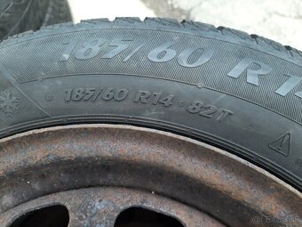 4x 108r14   Ford pneu 185/60r14 zimne - 5