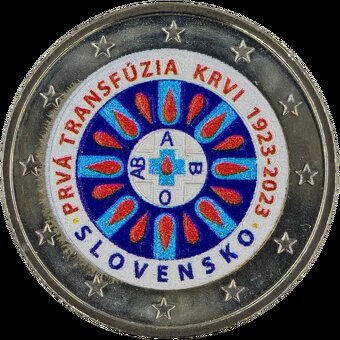 Kúpim 2€ SLOVENSKO 2023 - Prvá transfúzia krvi na Slovensku - 5