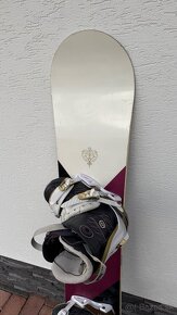 Snowboard NITRO 153cm - Topánky - Salomon 42 - 5