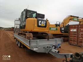 Nákladný príves vlek JCB Terex CAT Bobcat Kubota - 5