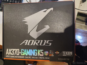 Predám vyskladaný počítač Gigabyte AX370-Gaming K5 - 5