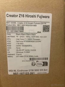 MSI Creator Z16 (Hiroshi Fujiwara 261FR) - 5