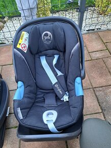 Vajíčka Cybex Aton M a isofix základne pre dvojičky - 5