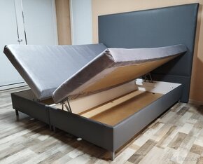 manzelska boxspring postel 180x200x70 cm - 5