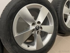 R17 5x112 7J ET45 alu disky originál Škoda Karoq Kodiaq - 5