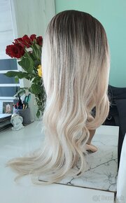 Blond ombré parochňa+čiapka - 5