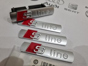 Sline napisy AUDI S line plaketky - 5