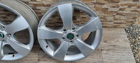 Predám originál Škoda Pegasus elektrony 5x112,7Jx17 ET 54 - 5