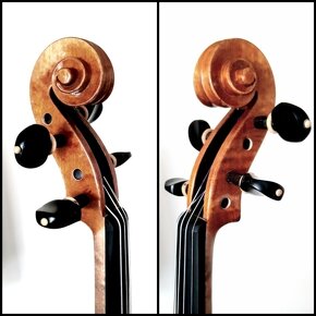 husle 4/4 model Stradivari ( gold-orange oil) - 5