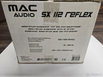 Subwoofer Mac Audio SX 112 reflex - 5