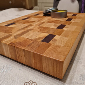 Doska na krájanie - mäsiarsky blok - End grain cutting board - 5