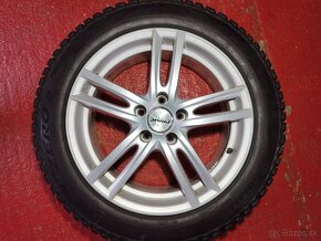 Hliníkové disky Prime Twin Silver + zimné pneu 215/55R17 - 5