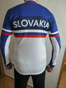 Pánsky cyklistický dres s dlhým rukávom Slovakia M - 5