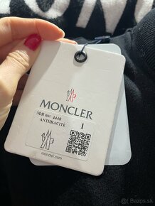 Pánska zimná Bunda Moncler siva predĺžená - 5