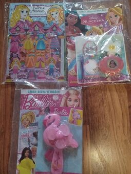 Predám casopsi barbie princezná s hrackou - 5