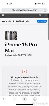 iPhone 15 Pro Max 256 gb Natural Titanium - nerozbalený - 5