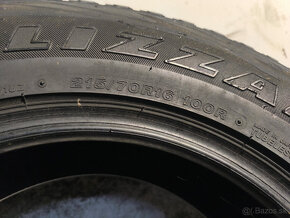 215/70 R16 Zimné pneumatiky Bridgestone Blizzak 2 kusy - 5