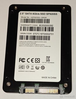 ADATA SSD SP920 128GB 2.5" SATA III 560/180MB/s - 5