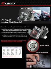 Lamelový samosvorný diferenciál Cusco TYPE-RS - 5