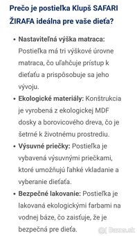 Detska postielka s matracom - 5