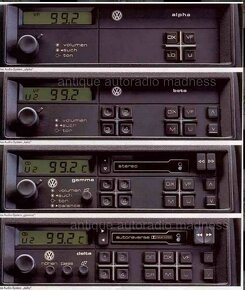 KUPIM Original stare autoradio VW - 5