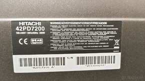 Plasma TV 42inch HITACHI 42PD7200 €20 - 5