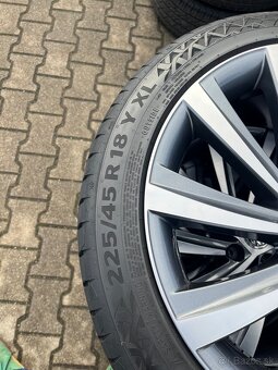 Kolesá Škoda 5x112 R18 - pneu Continental 225/45 R18 - 5