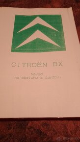 Navod na obsluhu Citroen BX - 5