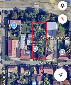 | stavebný pozemok, BA II.- Prievoz, Štyndlova ul., 1061 m2 - 5