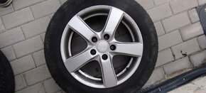 Alu disky + celoročne gumy 205/60 r16 - 5