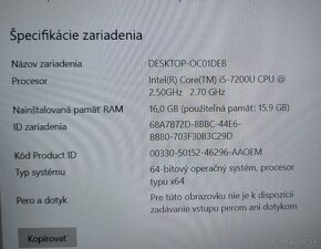 dell latitude 5580 15.6led i5 7200u/16gb ddr4/full hd/256gb - 5