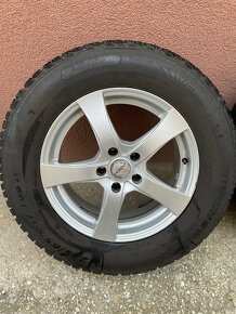 Obuté Alu disky 5x112 R17 zimné pneumatiky. - 5