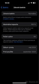 Iphone 15 black 128gb 100% baterka 100% stav - 5