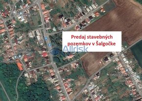 Predpredaj stavebných pozemkov v obci Šagočka. Pozemok číslo - 5