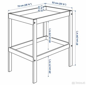 detsky prebalovaci pult Ikea - 5