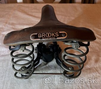 Sedadlo na historický starožitný bicykel Wanderer Brooks - 5