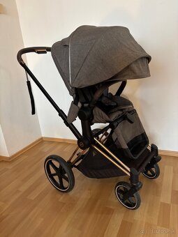 Cybex priam 3v1, rose gold + cybex sirona sedacka, Z base - 5