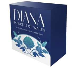 DIANA PRINCEZNÁ Z WALESU 1 Oz strieborná minca 2022 - 5