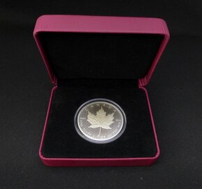 Strieborný maple leaf 2 oz 2017 - 5