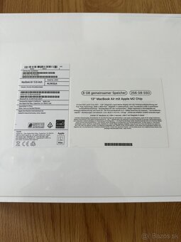 MacBook Air M2 13.6 8/256 gb Space grey-nerozbalený, záruka - 5