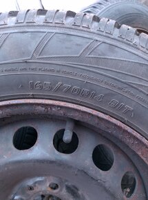 Predám zimné pneumatiky 165/70 R14  81T - 5