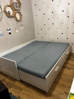 Ikea postel Brimnes s matracmi Agotnes - 5