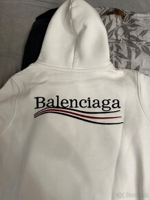 Balenciaga mikina biela - 5